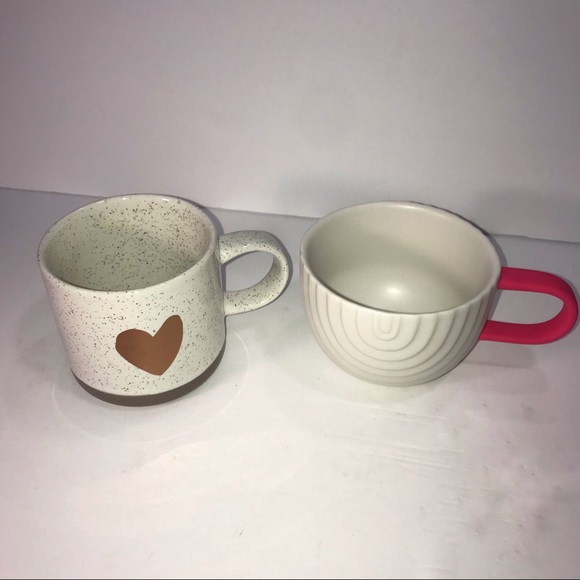 Starbucks Lot of 2 Valentine's Day Mugs 2017 2018